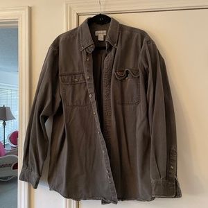 Mens Carhartt Work Shirt Large Tall